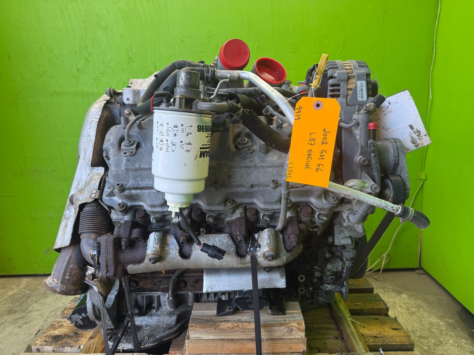 01-04 CHEVROLET GMC 2500 3500 6.6 LB7 DURAMAX DIESEL ENGINE MOTOR NO CORE!!