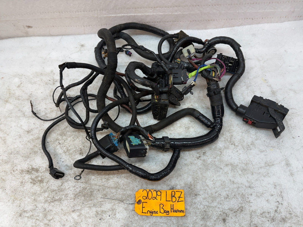 06 07 GMC CHEVROLET 2500HD DURAMAX 6.6 LBZ ENGINE BAY MOTOR WIRING HARNESS LOOM