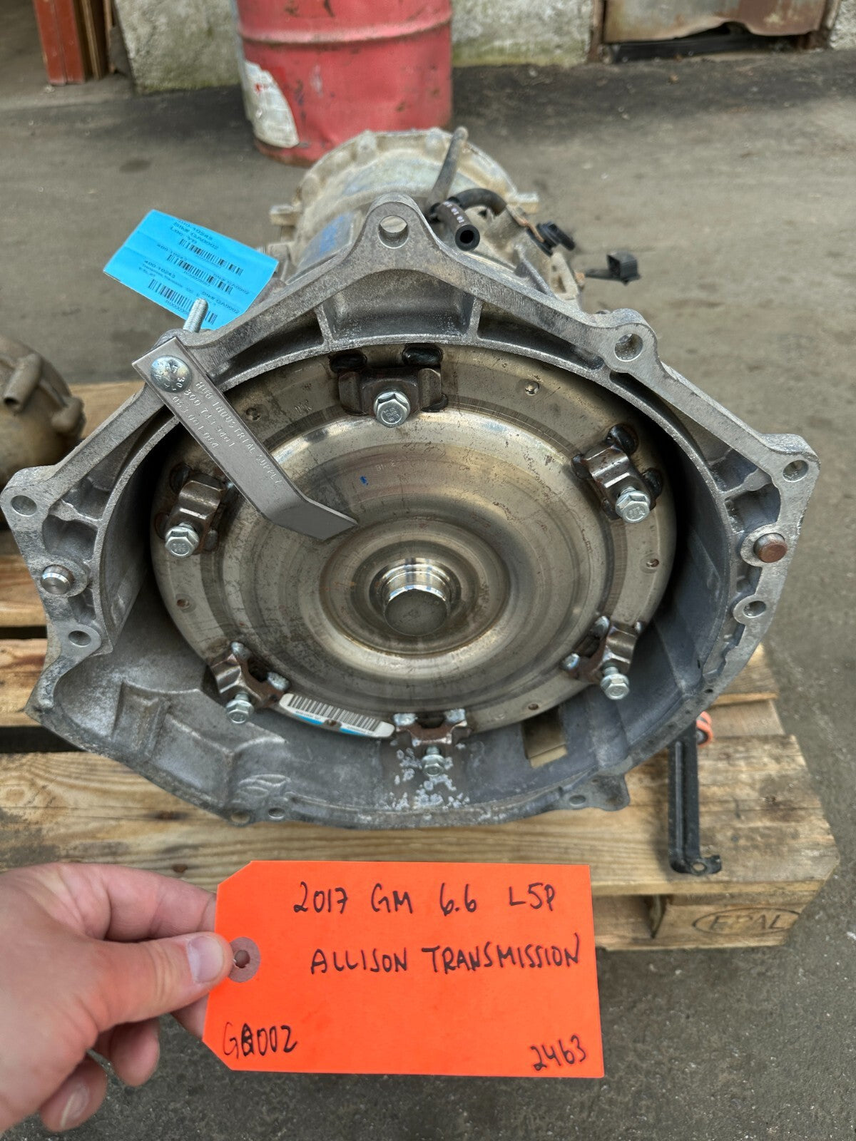 17 CHEVROLET GMC 3500 2500 6.6 L5P ALLISON AUTOMATIC TRANSMISSION 17-19