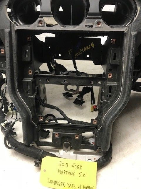 15 16 17 FORD MUSTANG 5.0 GT COMPLETE BLACK DASH ASSEMBLY COMPLETE