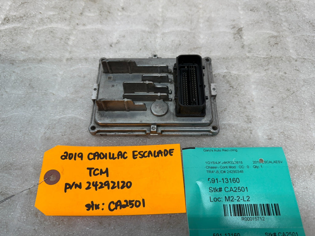 19-20 CADILLAC ESCALADE OEM AUTOMATIC TRANSMISSION CONTROL MODULE 24292120