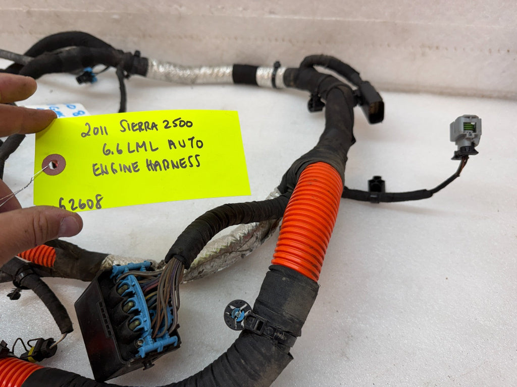 11 GMC SIERRA CHEVROLET SILVERADO 3500HD DURAMAX 6.6 LML ENGINE WIRING HARNESS