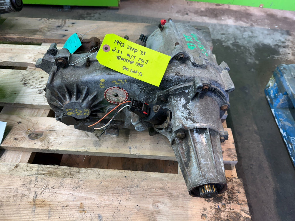 89-95 JEEP WRANGLER YJ 2.5 MANUAL NP231J 231J TRANSFER CASE TRANSFERCASE 21 SPLI