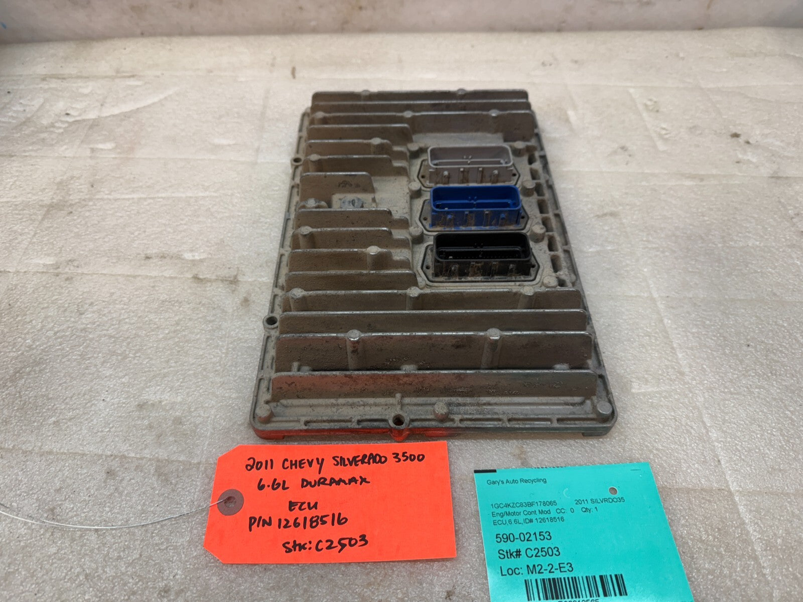 11-14 Chevrolet GMC 2500HD DURAMAX 6.6 LML OEM ENGINE COMPUTER ECU ECM 12618516
