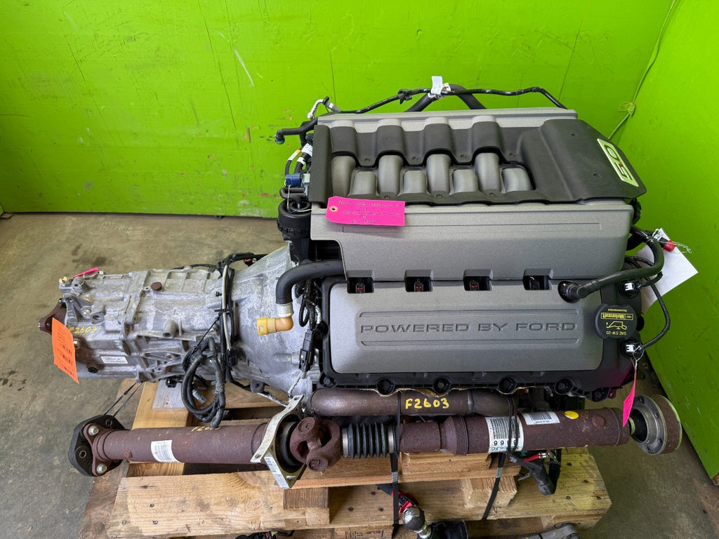 15 16 17 FORD MUSTANG GT 5.0 COYOTE ENGINE MANUAL TRANSMISSION SWAP