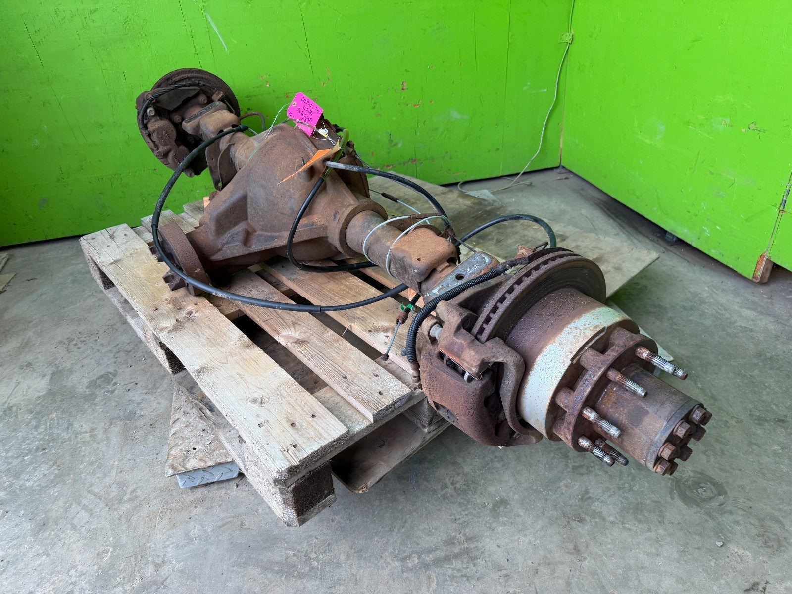 01-07 GMC SIERRA SILVERADO 3500HD DRW REAR DIFFERENTIAL AXLE GT4 G80 3.73