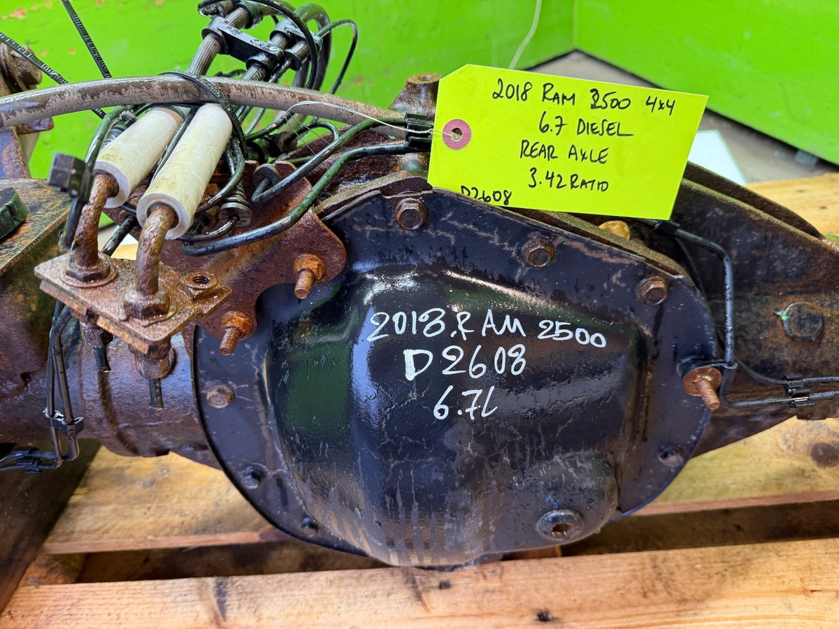 14-18 RAM 2500 3500 6.7 CUMMINS DIESEL SRW REAR DIFFERENTIAL AXLE 3.42