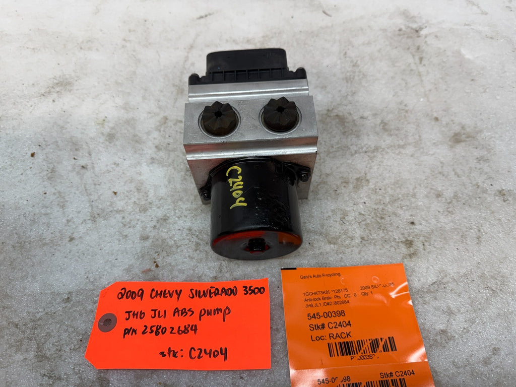 07-10 Chevrolet GMC 2500HD 3500 SIERRA DURAMAX ABS ANTI LOCK BRAKE PUMP 25802684