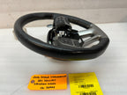 16 DODGE CHALLENGER HELLCAT SRT OEM BLACK LEATHER STEERING WHEEL AUTOMATIC 15-18