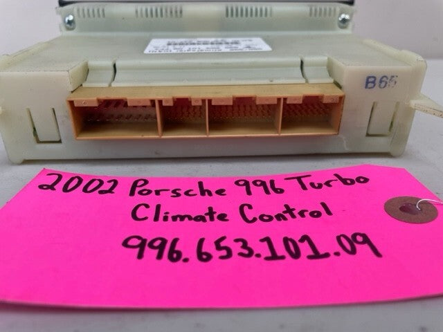 02 PORSCHE 996TT OEM HEATER AC A/C CLIMATE CONTROL 99665310109 01-05 69K!!