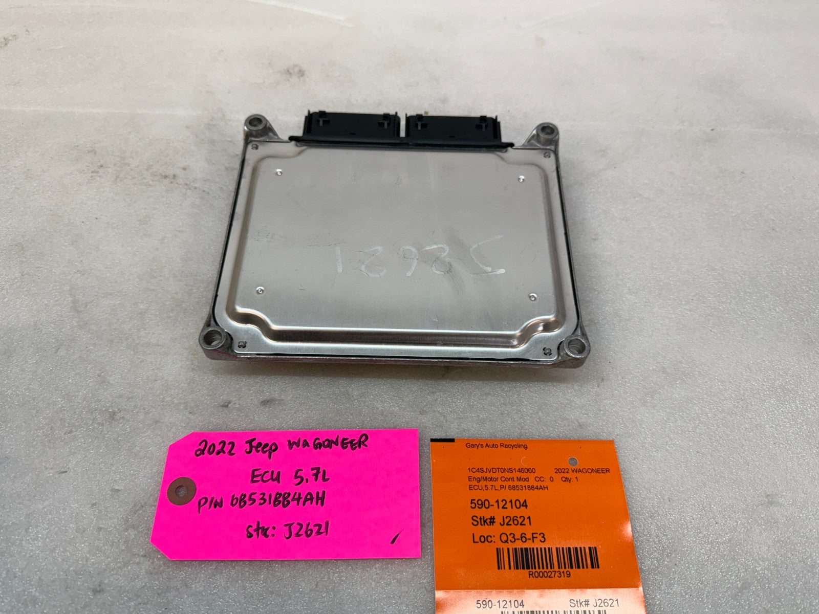 22 23 Jeep Wagoneer Engine Computer ECU ECM 5.7 e-torque P68531884AH 24K
