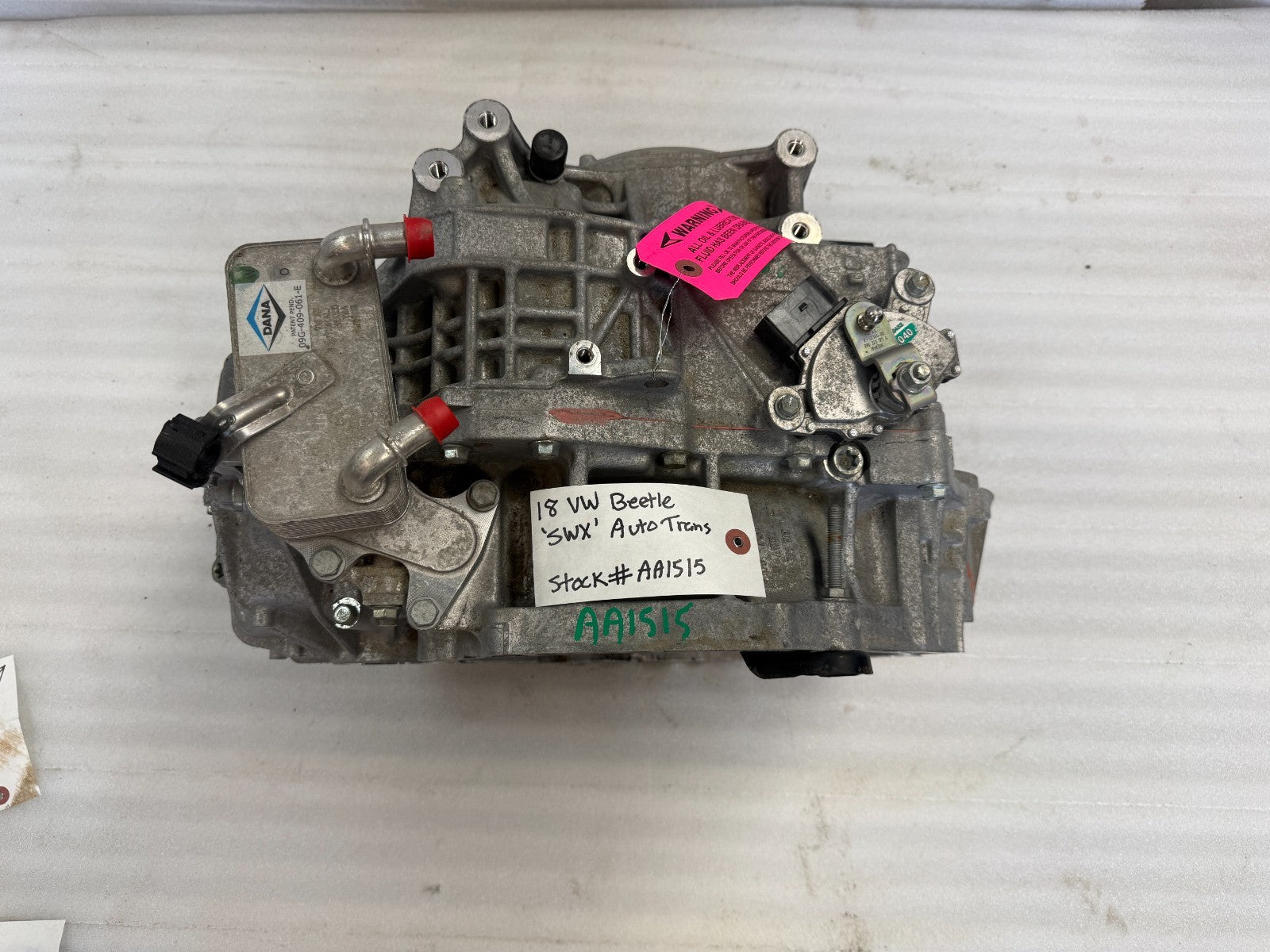 18 19 VOLKSWAGEN VW BEETLE PASSAT SWX AUTOMATIC TRANSMISSION 2.0 30K