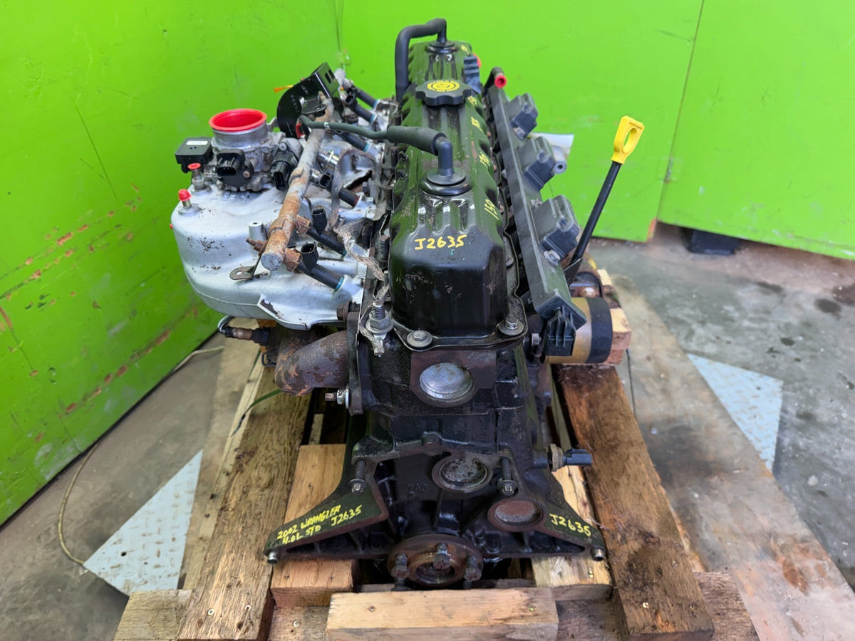 02 JEEP WRANGLER TJ 4.0 COMPLETE ENGINE MOTOR ASSEMBLY 97-02