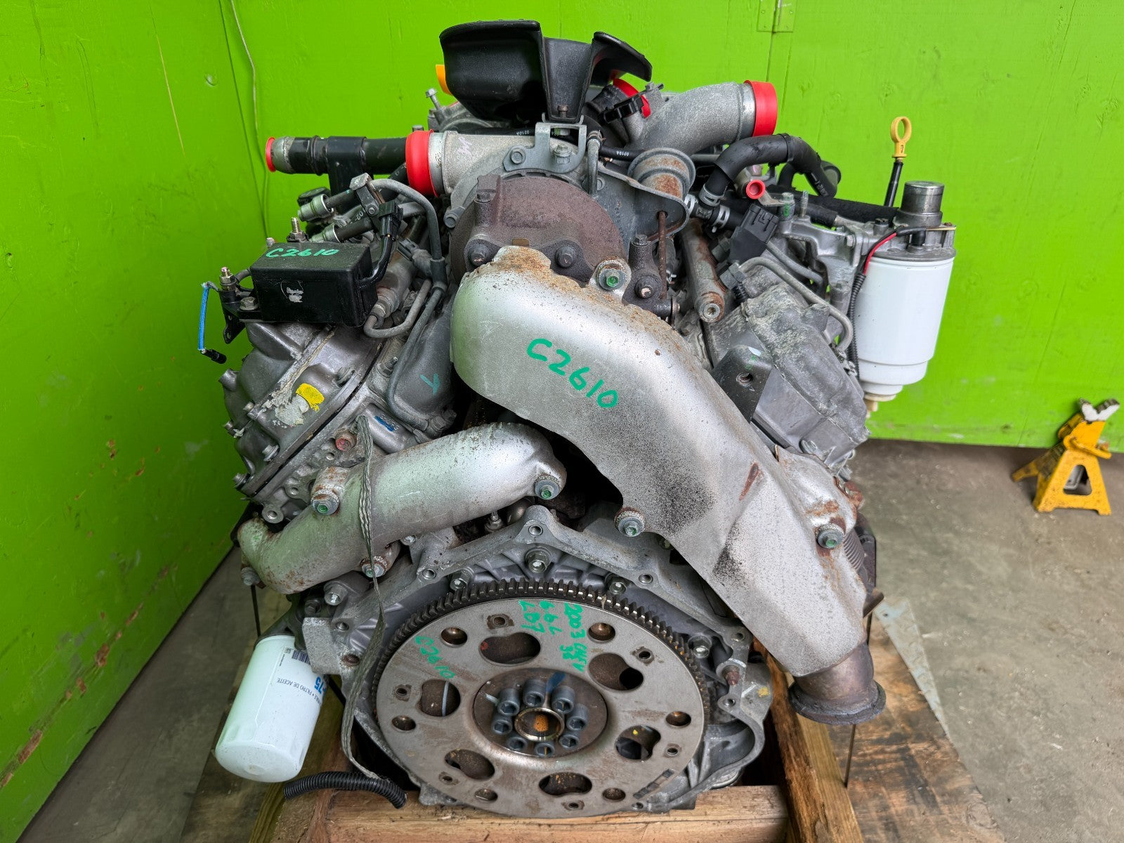 01-04 CHEVROLET GMC 2500 3500 6.6 LB7 DURAMAX DIESEL ENGINE MOTOR NO CORE!!