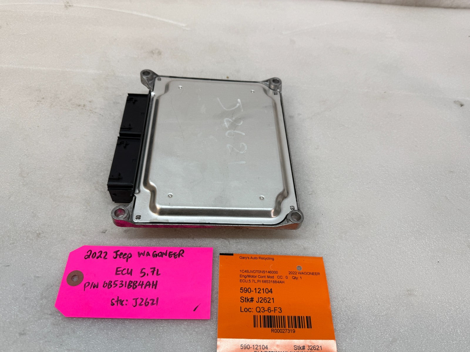 22 23 Jeep Wagoneer Engine Computer ECU ECM 5.7 e-torque P68531884AH 24K