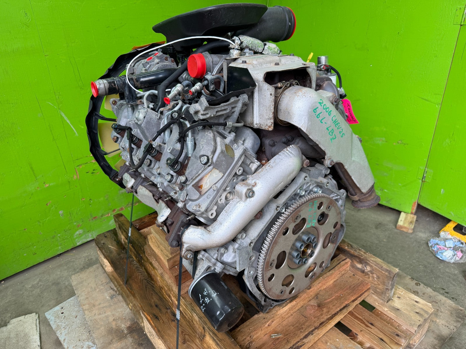 06 07 CHEVROLET GMC 2500 3500 6.6 LBZ DURAMAX DIESEL ENGINE MOTOR NO CORE!!
