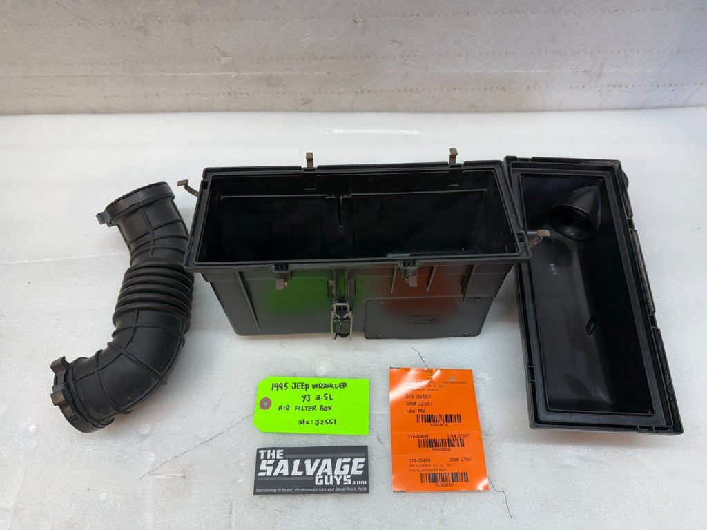 91-95 JEEP WRANGLER YJ 2.5 4CYL COMPLETE OEM AIRBOX AIR CLEANER INTAKE