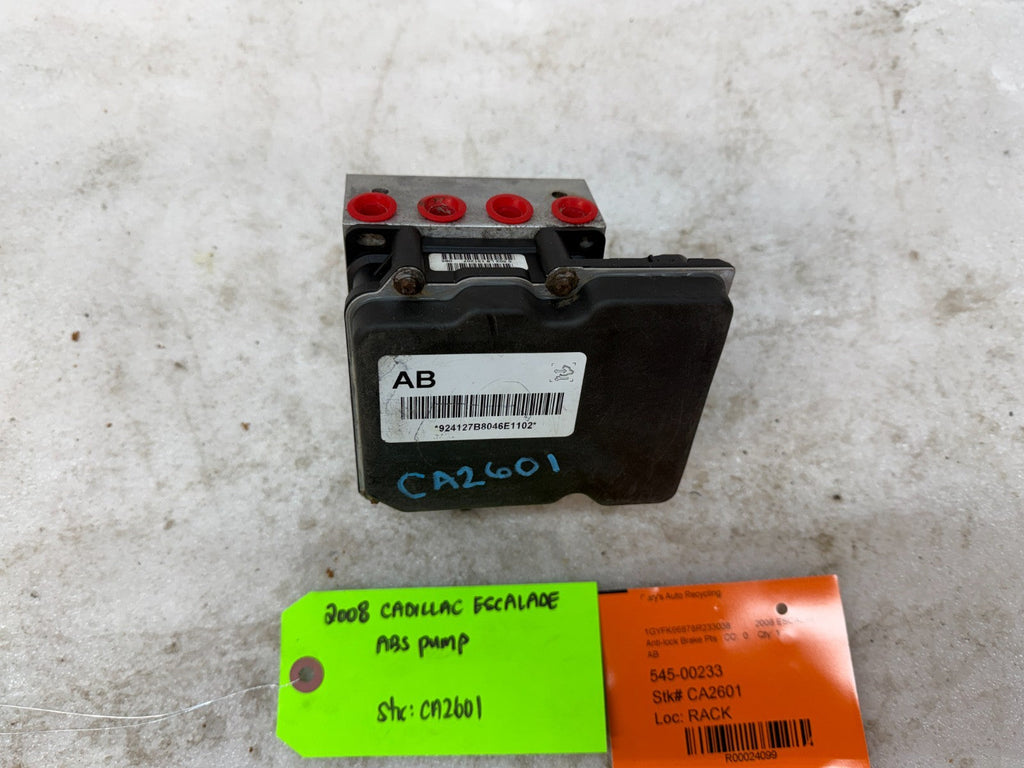 08 CADILLAC ESCALADE YUKON TAHOE ABS ANTI LOCK BRAKE PUMP  MODULE