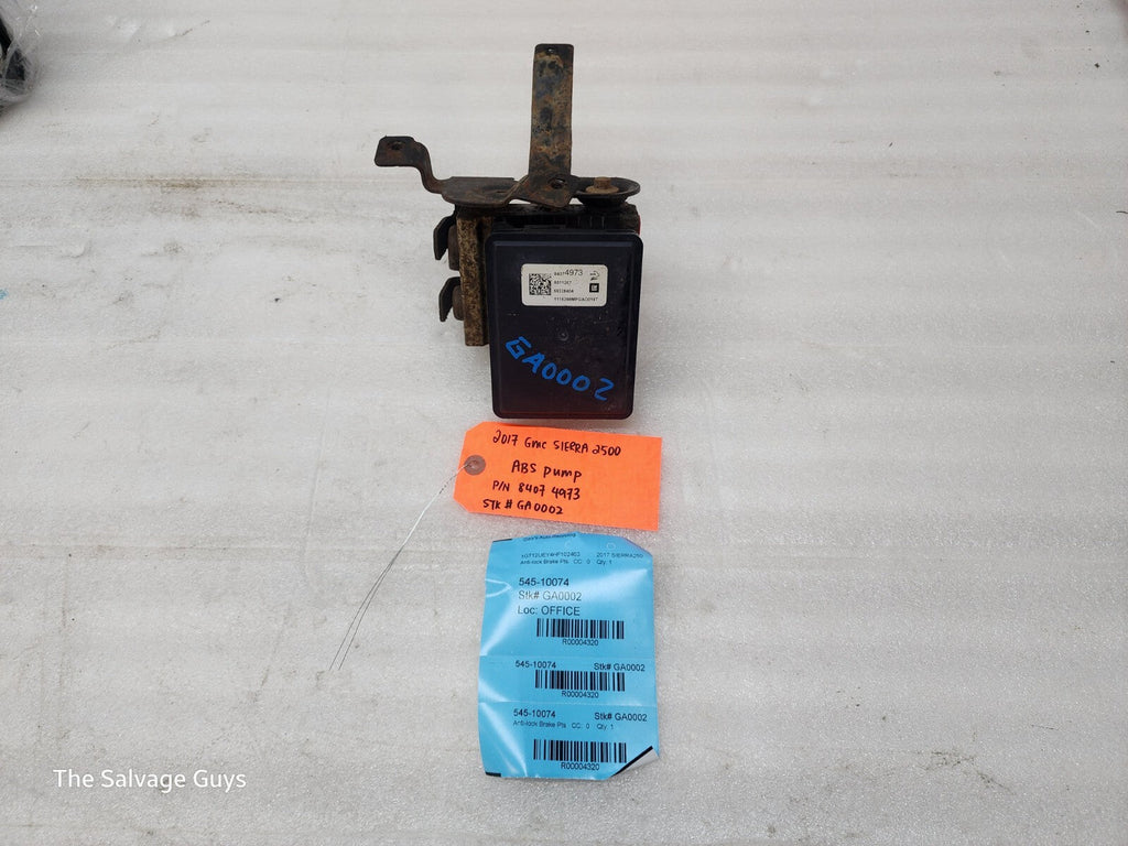 14-19 GMC SIERRA 2500HD 3500HD ABS ANTI LOCK BRAKE MODULE 84074973
