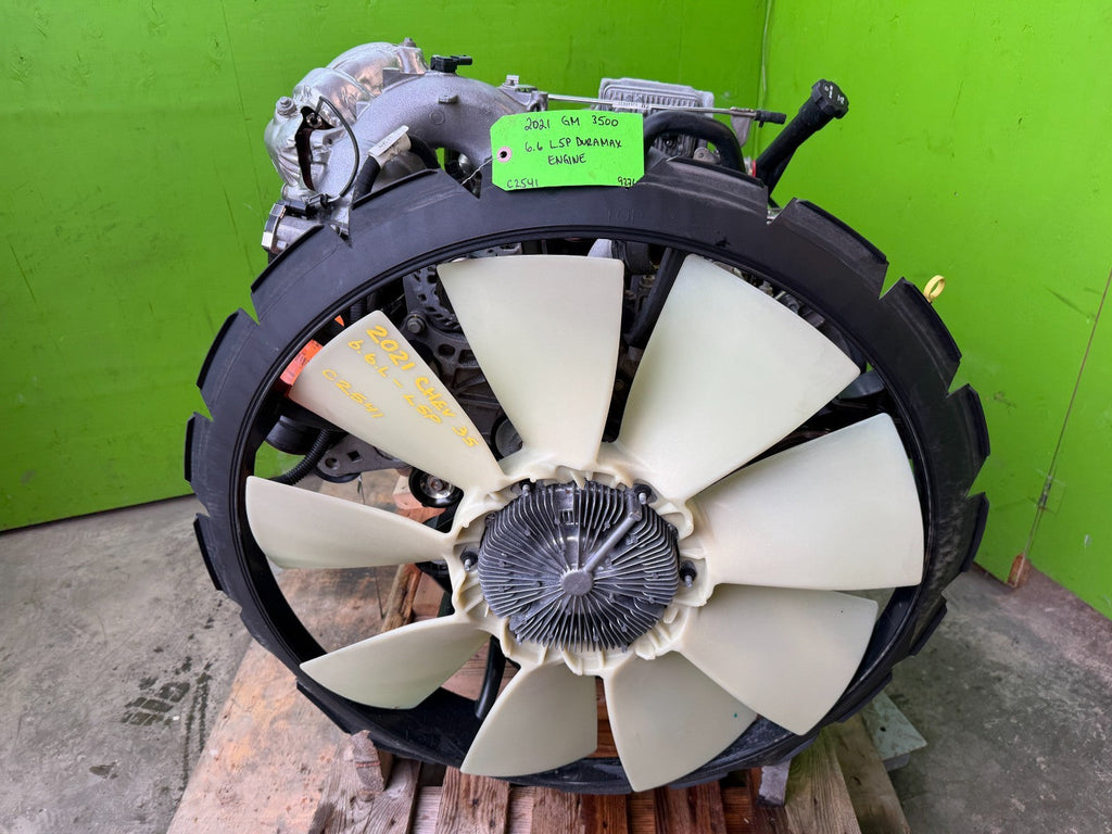 17-25 GMC SIERRA 2500HD 3500 DIESEL 6.6 L5P ENGINE MOTOR COMPLETE 85k