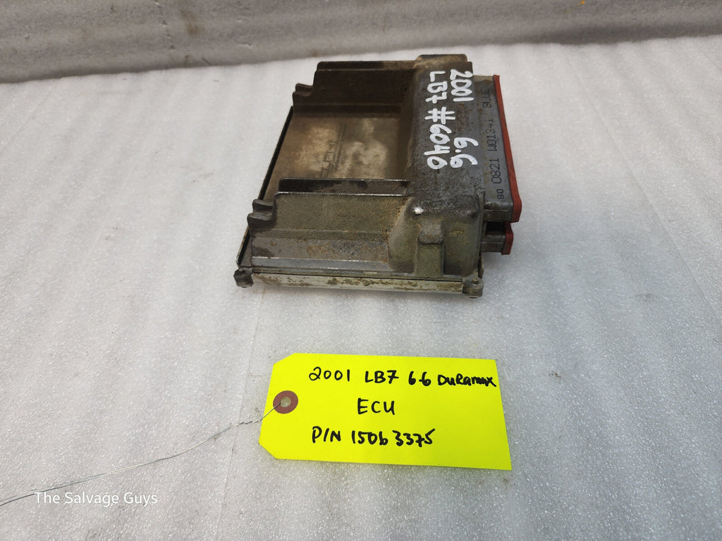 01-04 Chevrolet GMC 2500HD DURAMAX 6.6 LB7 ECM ECU ENGINE COMPUTER 15063375