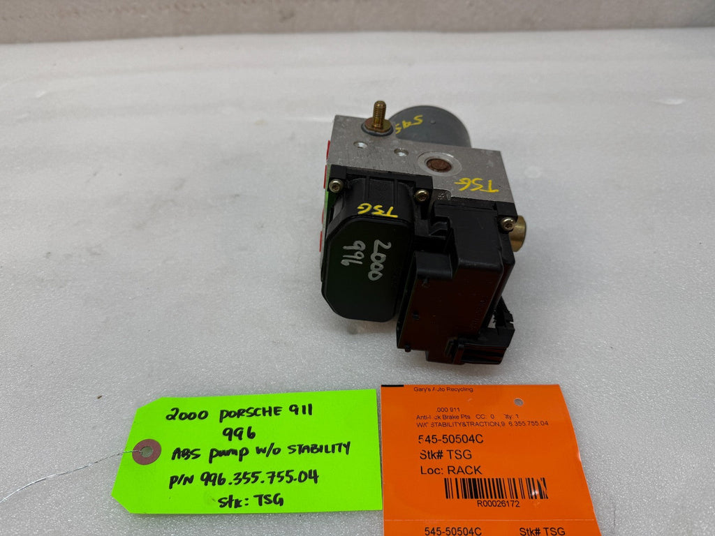 99-04 PORSCHE 911 996 BOXSTER ABS BRAKE PUMP MODULE 996.355.755.04 99635575504