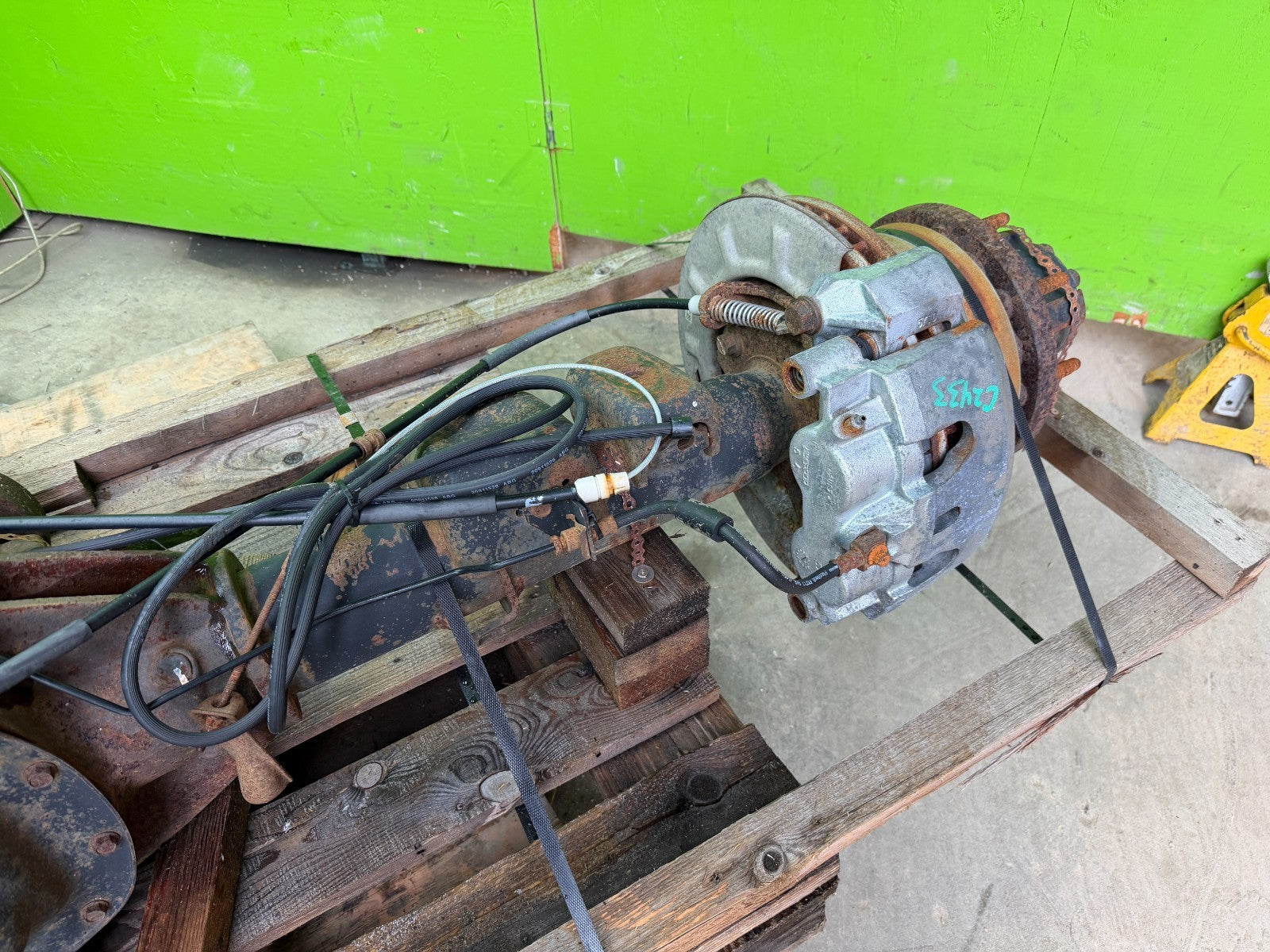 11-14 GMC SIERRA SILVERADO 3500HD DRW REAR DIFFERENTIAL AXLE GT4 G80 3.73