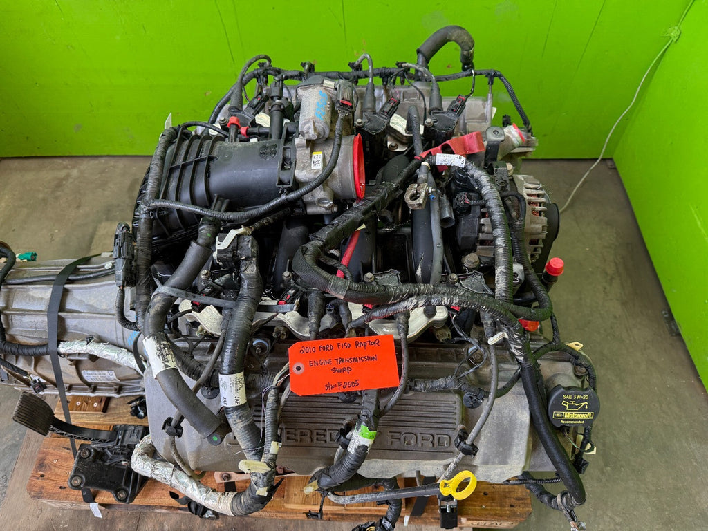 10-14 FORD F150 RAPTOR 6.2 ENGINE 6R80 TRANSMISSION SWAP 96K