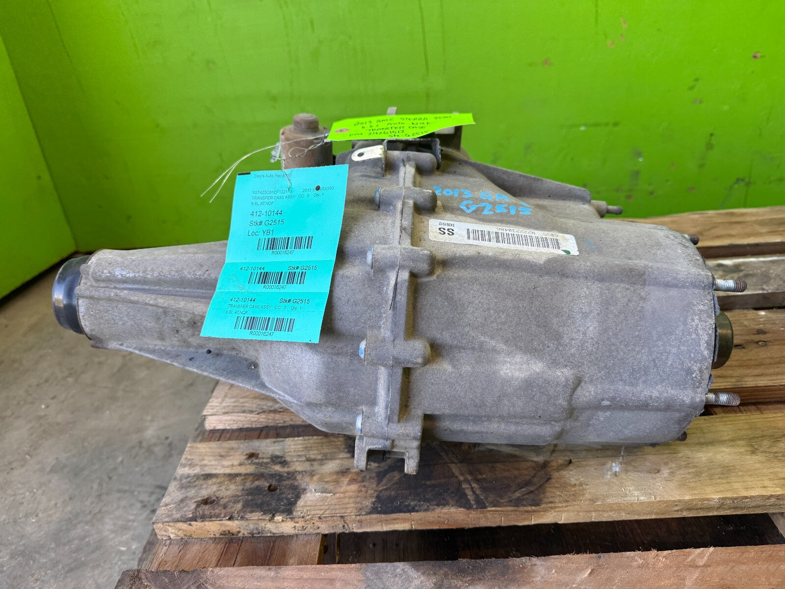 11-16 GMC SIERRA SILVERADO 2500HD 3500 ELECTRIC SHIFT TRANSFER CASE DIESEL NQF