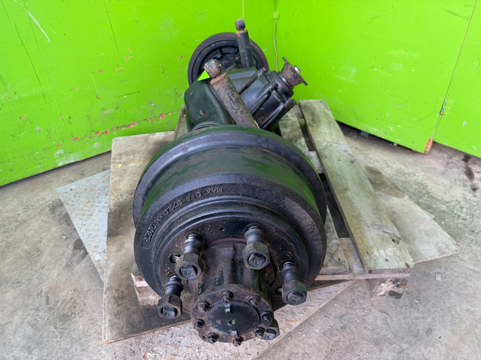 19 ISUZU NRR NQR 5.2 REAR DIFFERENTIAL DIFF AXLE ASSEMBLY 68K