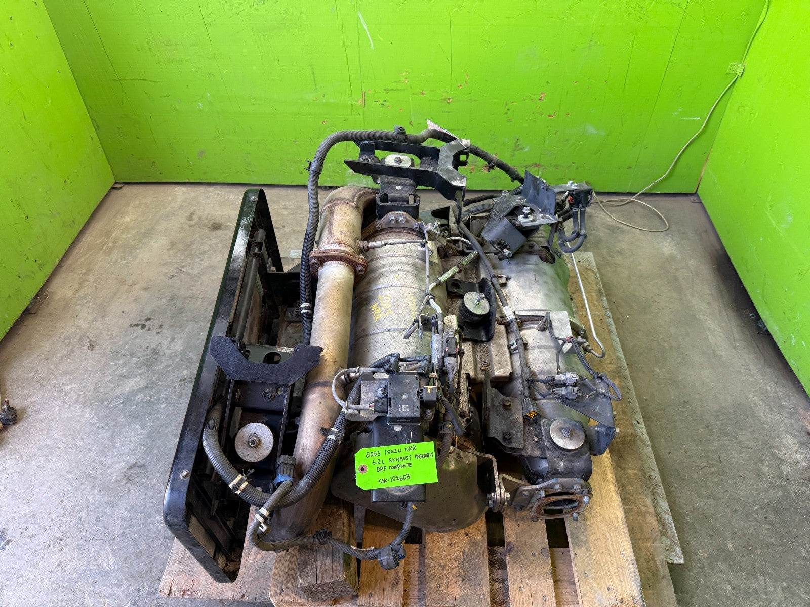 25 ISUZU NRR NPR NQR 5.2 DIESEL DPF COMPLETE EXHAUST SYSTEM 4HK1TC