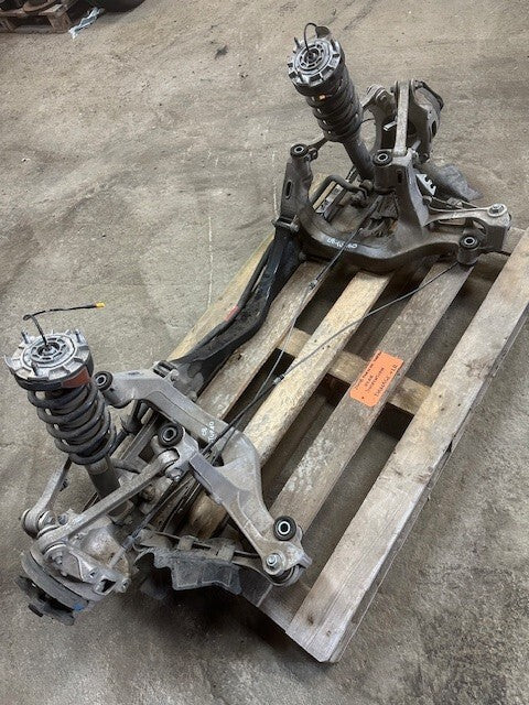 07-09 PORSCHE 997TT 997 TURBO REAR SUSPENSION KNUCKLES SHOCKS ARMS DROP OUT 13K!