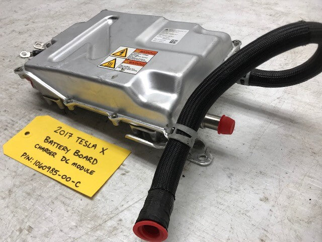 16 17 18 19 TESLA MODEL X 100D DC BATTERY CHARGER CONTROL MODULE 1060985-00 32K