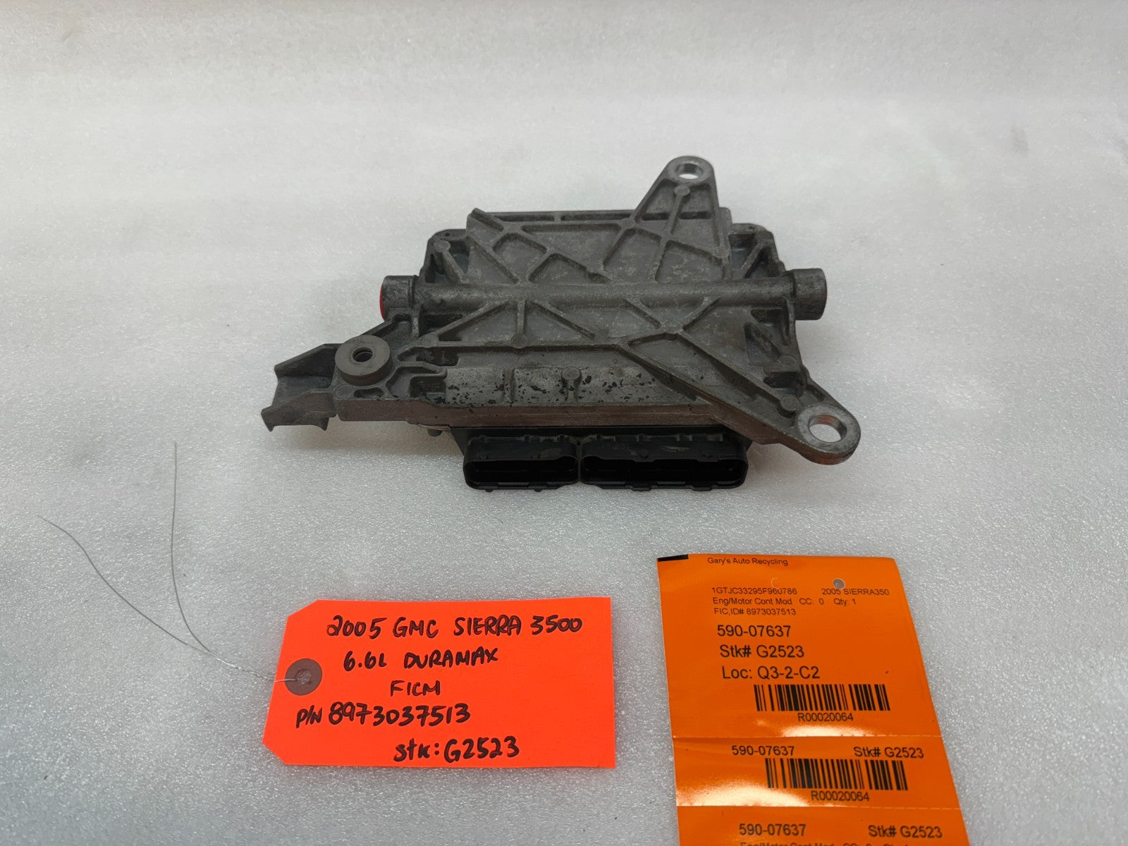 05 Chevrolet GMC LLY 6.6 DURAMAX FICM FUEL INJECTION CONTROL MODULE 8973037513