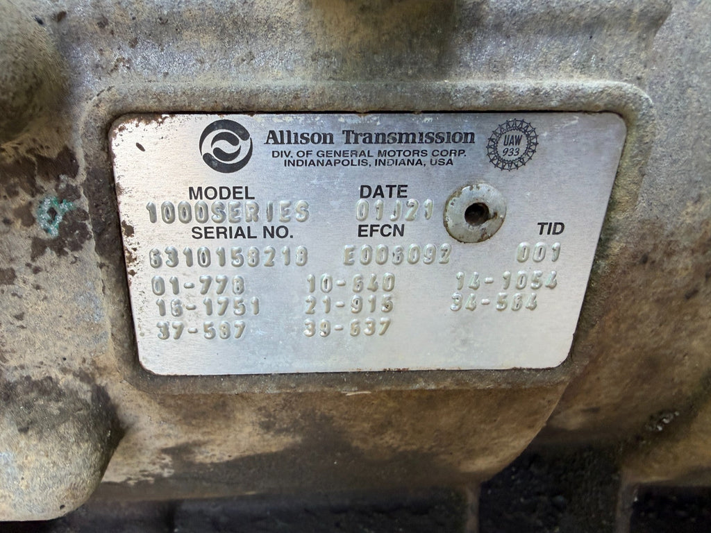 02 CHEVROLET GMC SIERRA SILVERADO 3500HD ALLISON 5SP AUTO TRANSMISSION LB7 2wd