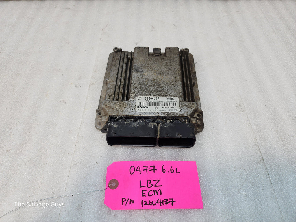 06 Chevrolet GMC 2500HD DURAMAX 6.6 LLY LBZ ECM ECU ENGINE COMPUTER 12604137