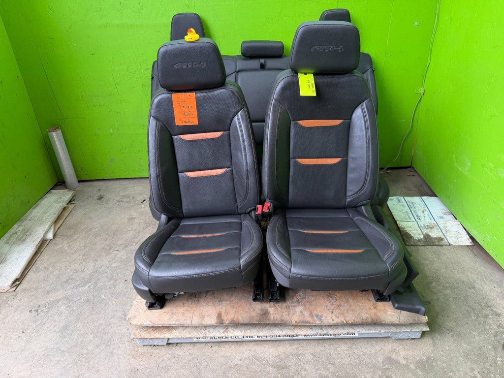 2024 GMC AT4 2500hd 3500hd FRONT REAR LEATHER SEATS HEATED COOLED