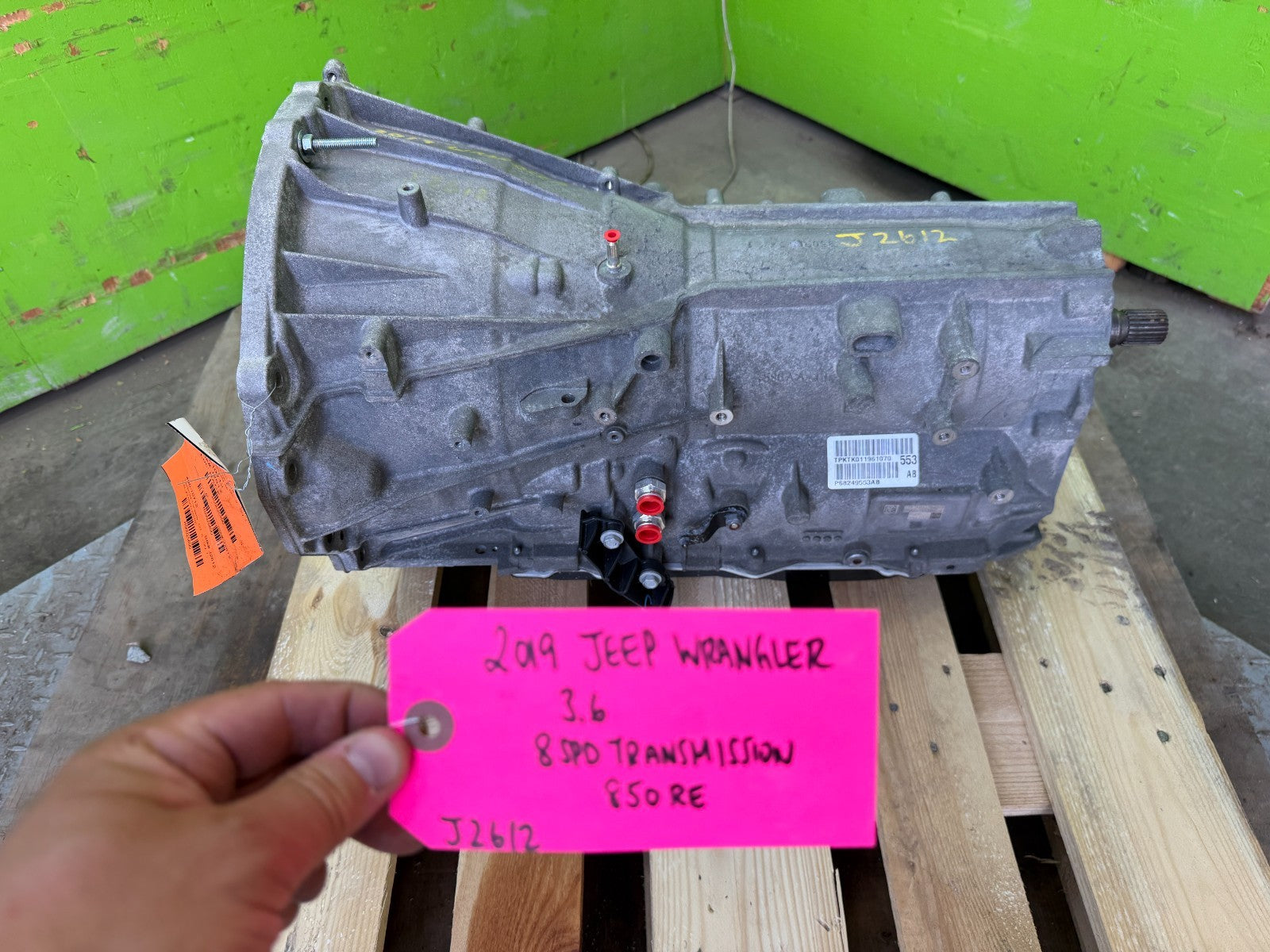 19 JEEP WRANGLER JL 3.6 850RE AUTOMATIC TRANSMISSION P68249553AB 18-26