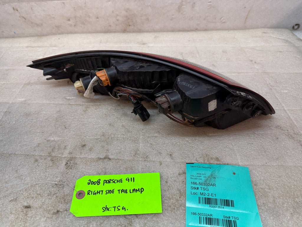 05 06 07 08 Porsche 997 997.1 OEM RIGHT REAR TAILLIGHT TAIL LIGHT