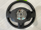 2017 FORD MUSTANG GT BLACK LEATHER STEERING WHEEL W CONTROLS  AUTOMATIC 15 16 17