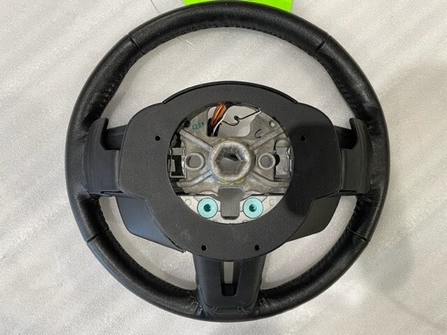 2017 FORD MUSTANG GT BLACK LEATHER STEERING WHEEL W CONTROLS  AUTOMATIC 15 16 17