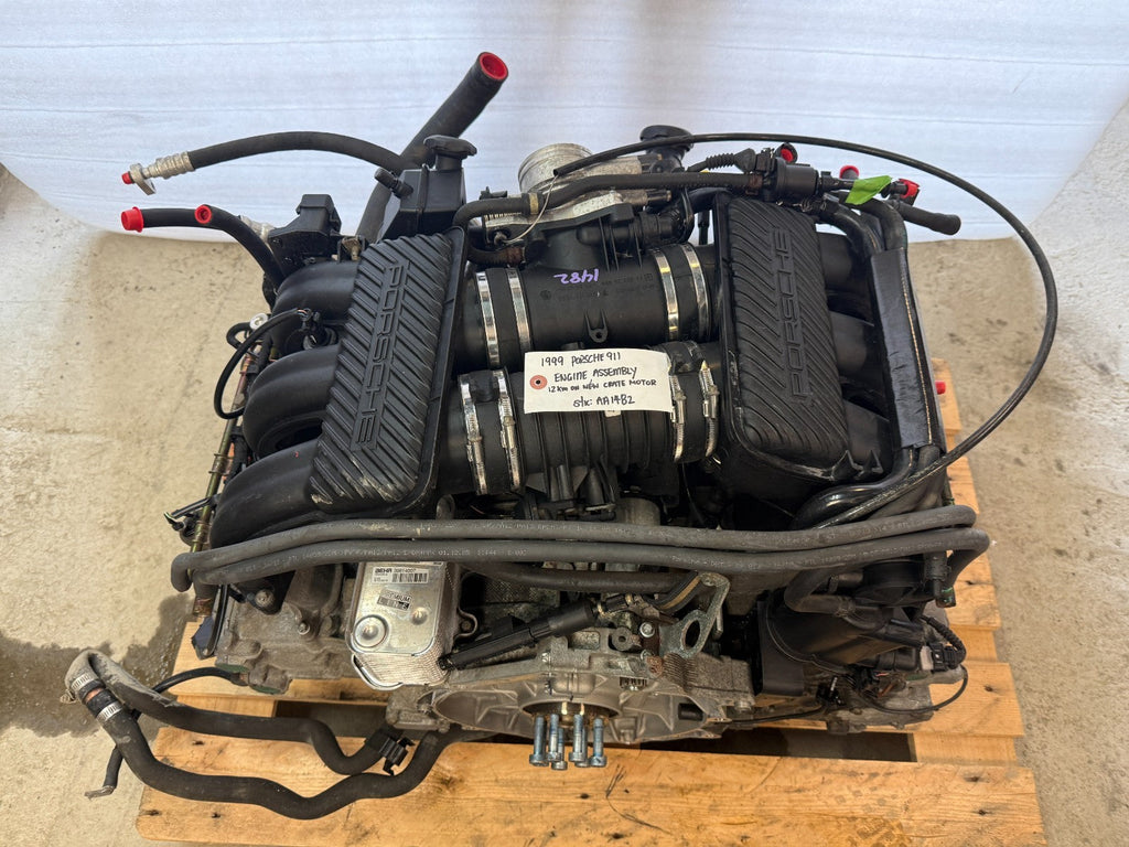 99 00 01 PORSCHE 911 996 3.4 COMPLETE REPLACEMENT ENGINE MOTOR W/ 12K  M96.01