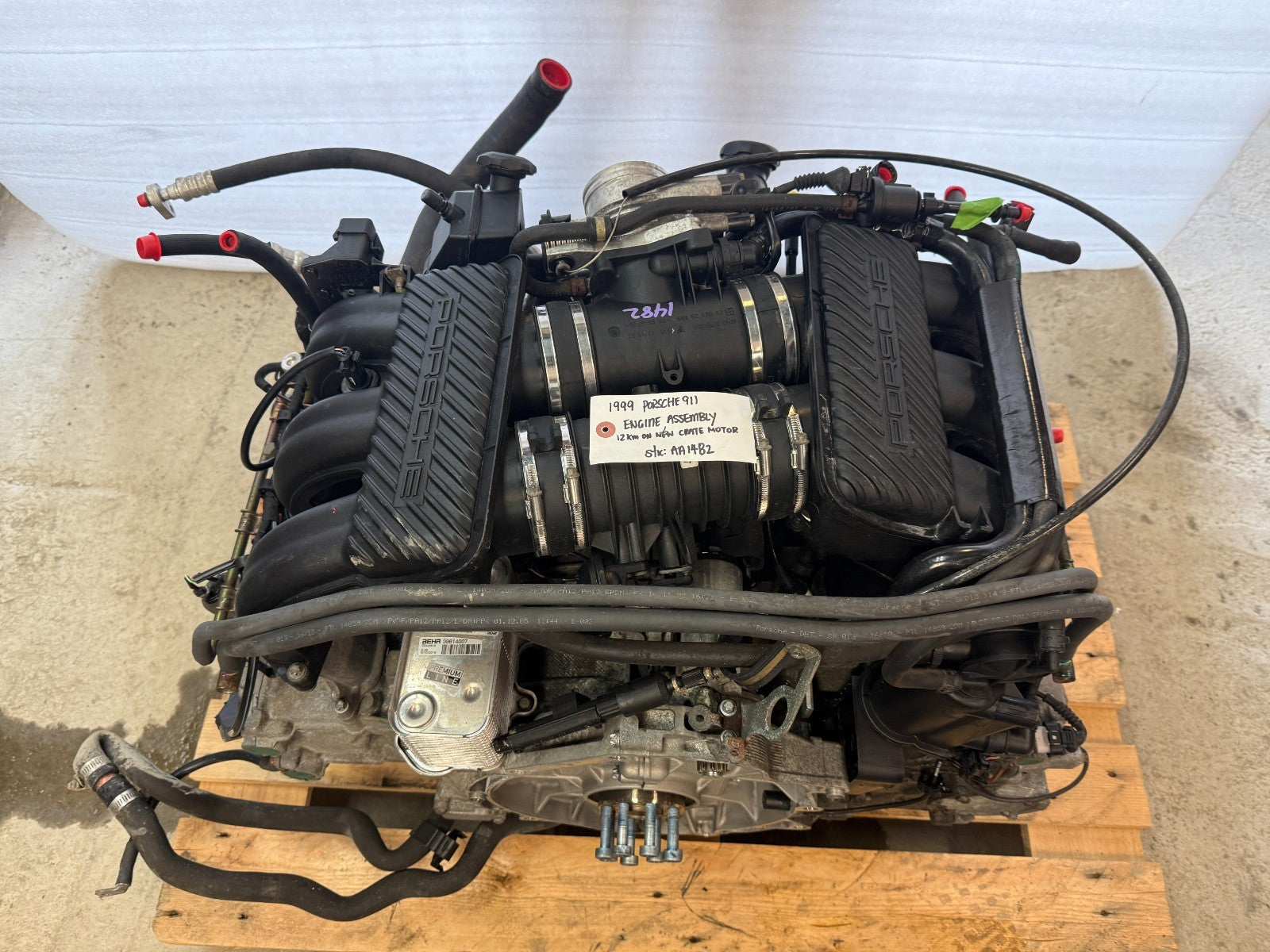 99 00 01 PORSCHE 911 996 3.4 COMPLETE REPLACEMENT ENGINE MOTOR W/ 12K  M96.01