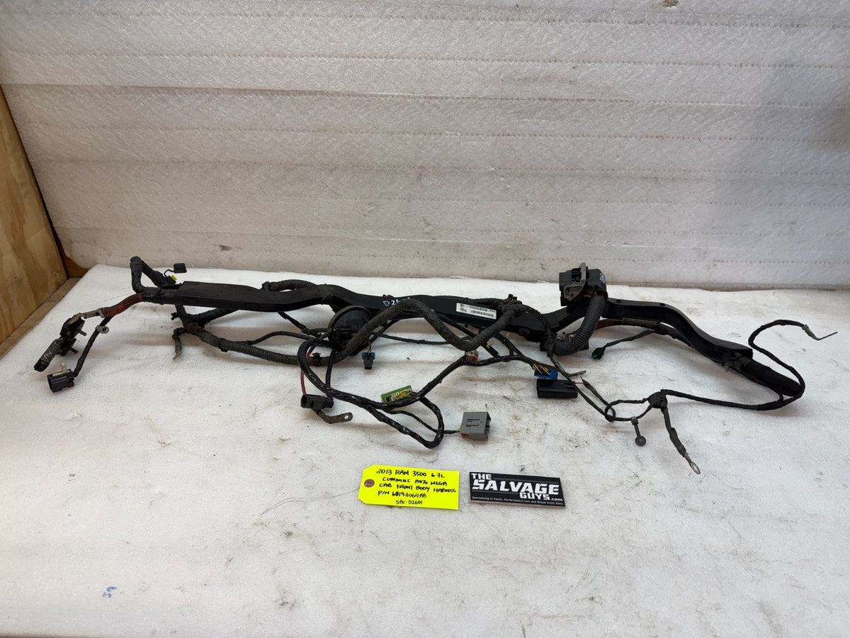13 RAM 2500 3500 6.7 OEM DASH FIREWALL WIRING HARNESS LOOM P68194064AB 13-18