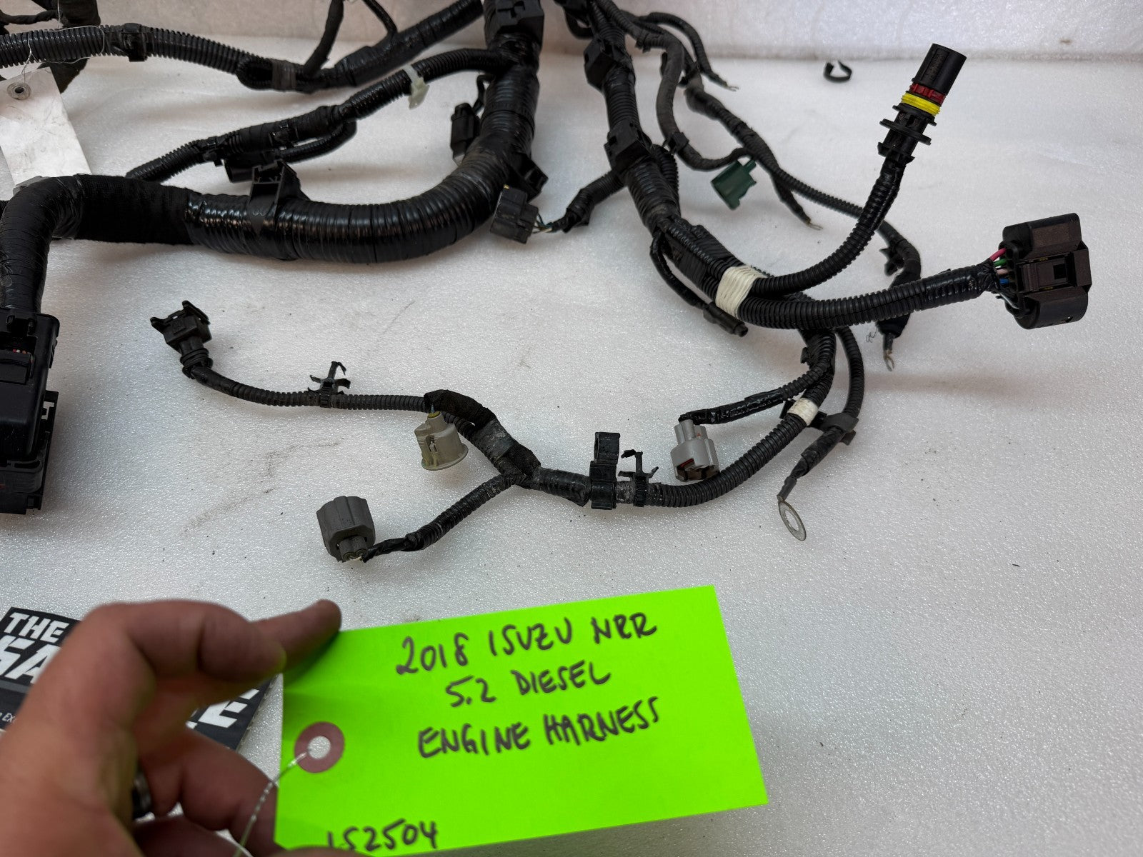 18 ISUZU NRR NPR 5.2L DIESEL ENGINE WIRING HARNESS