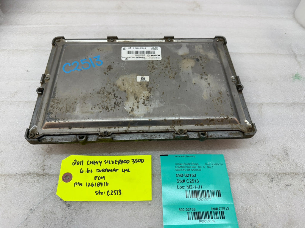 11-14 Chevrolet GMC 2500HD DURAMAX 6.6 LML OEM ENGINE COMPUTER ECU ECM 12618516