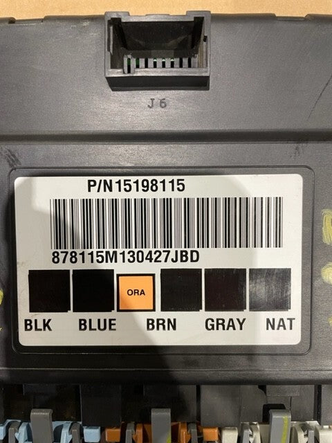03 04 Chevrolet GMC DURAMAX LB7 6.6 BODY CONTROL MODULE BCM 15198115