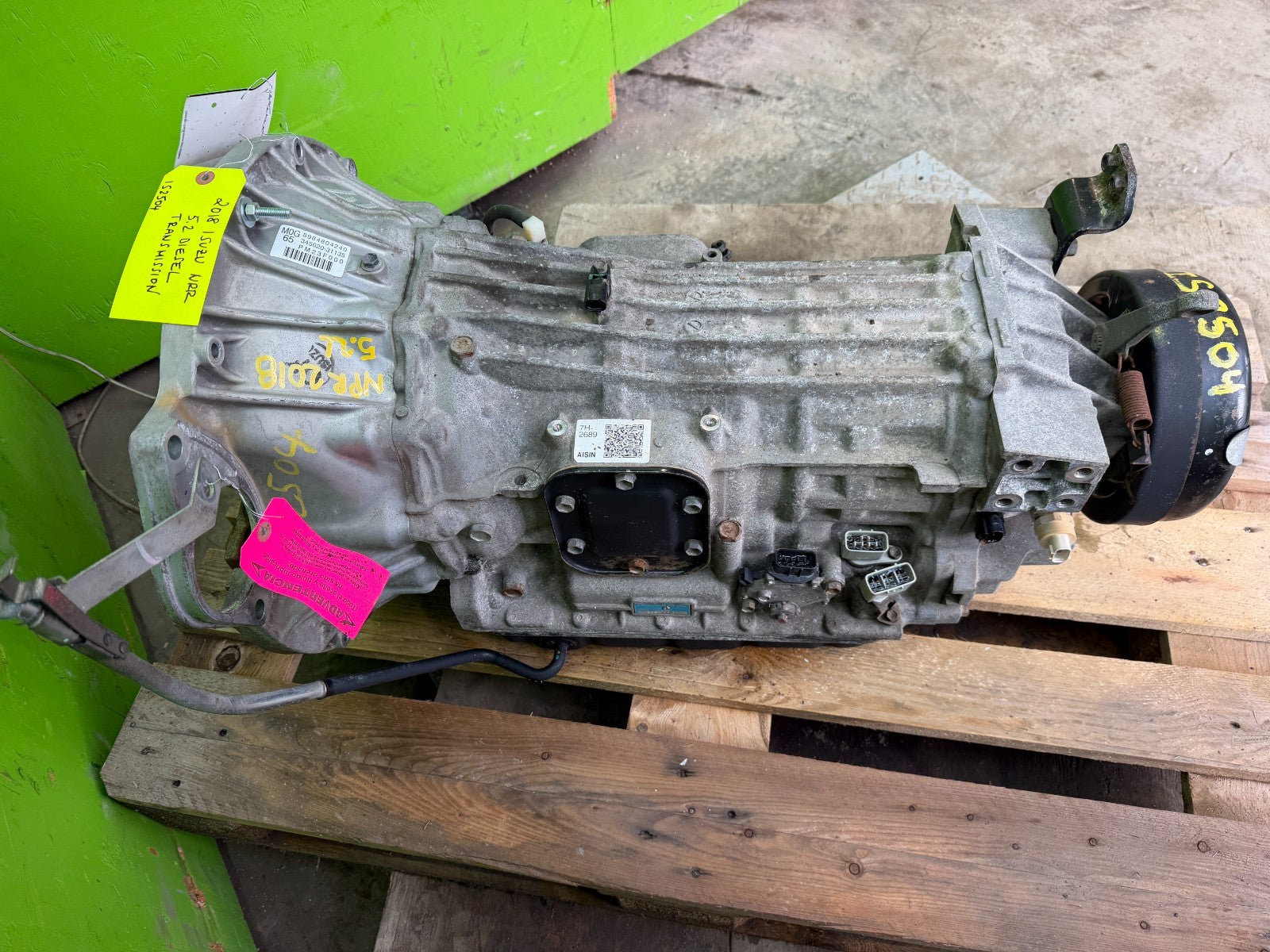 18 ISUZU NRR NPR NQR 5.2 AISIN AUTOMATIC TRANSMISSION 4HK1-TC 68k