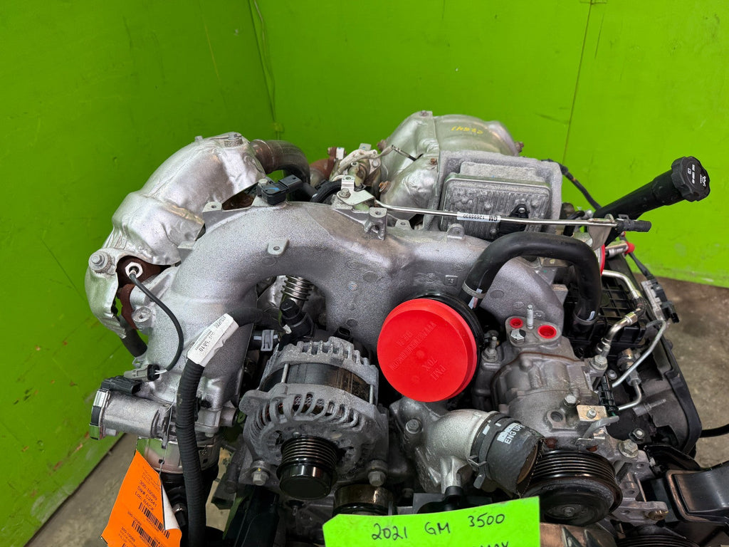 17-25 GMC SIERRA 2500HD 3500 DIESEL 6.6 L5P ENGINE MOTOR COMPLETE 85k
