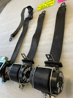 05 PORSCHE 996TT 996 CABRIOLET BLACK FRONT REAR SEATBELTS 99-05 30K!!